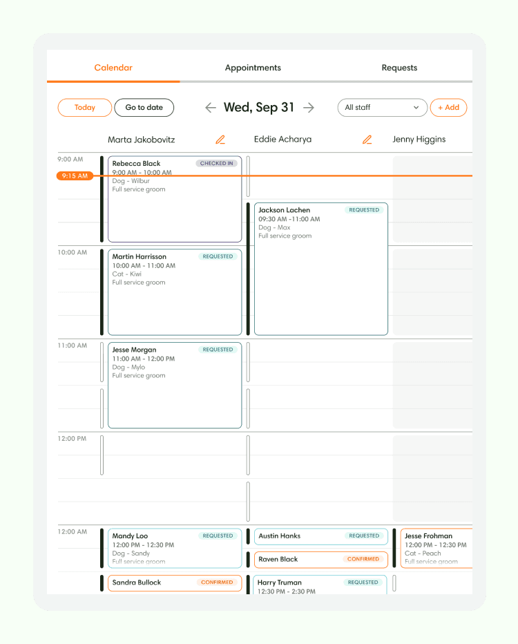 goodfriend scheduler system